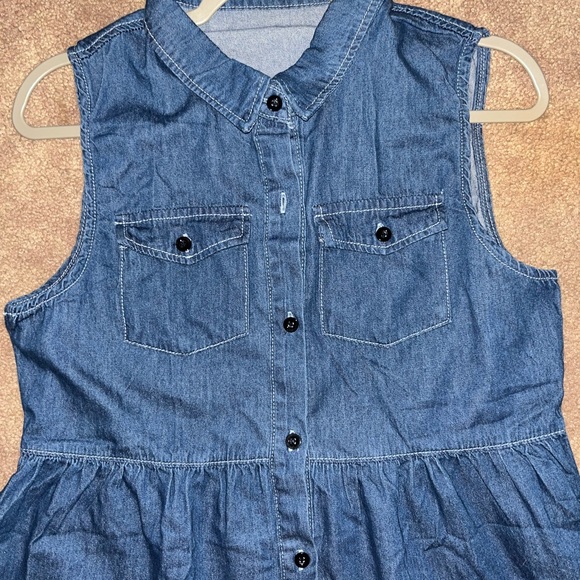 Jean dress, size medium, - Picture 3 of 4